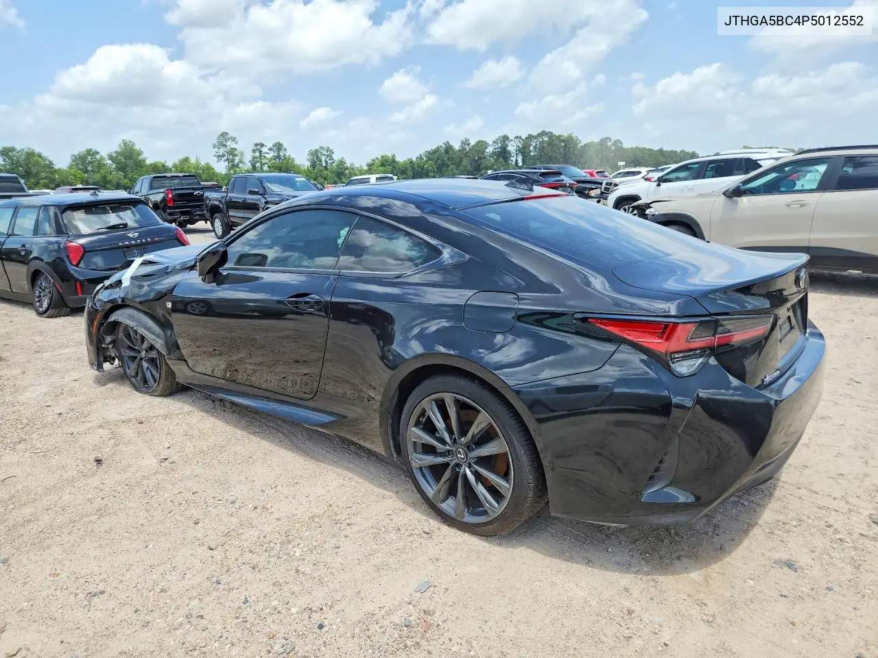 2023 Lexus Rc 300 F Sport VIN: JTHGA5BC4P5012552 Lot: 58572776