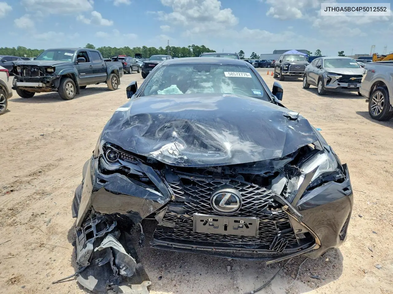 2023 Lexus Rc 300 F Sport VIN: JTHGA5BC4P5012552 Lot: 58572776