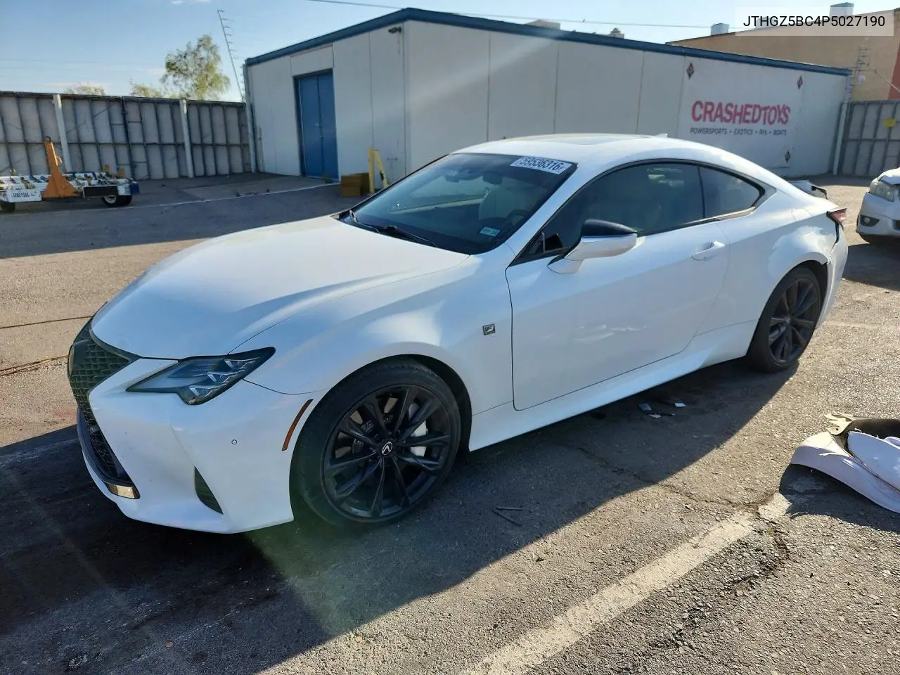 2023 Lexus Rc 350 F Sport VIN: JTHGZ5BC4P5027190 Lot: 59536316