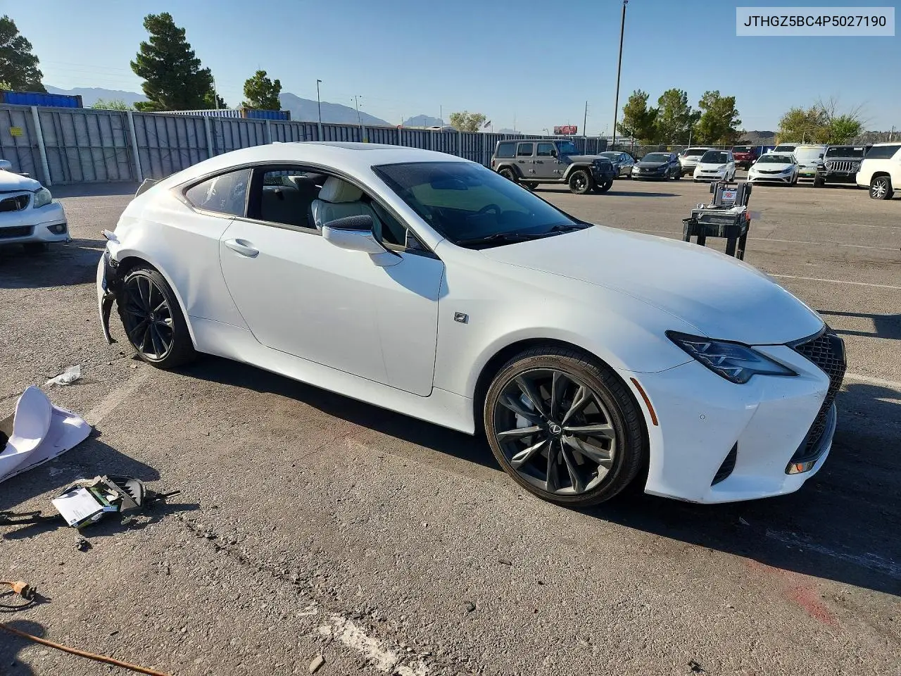2023 Lexus Rc 350 F Sport VIN: JTHGZ5BC4P5027190 Lot: 59536316