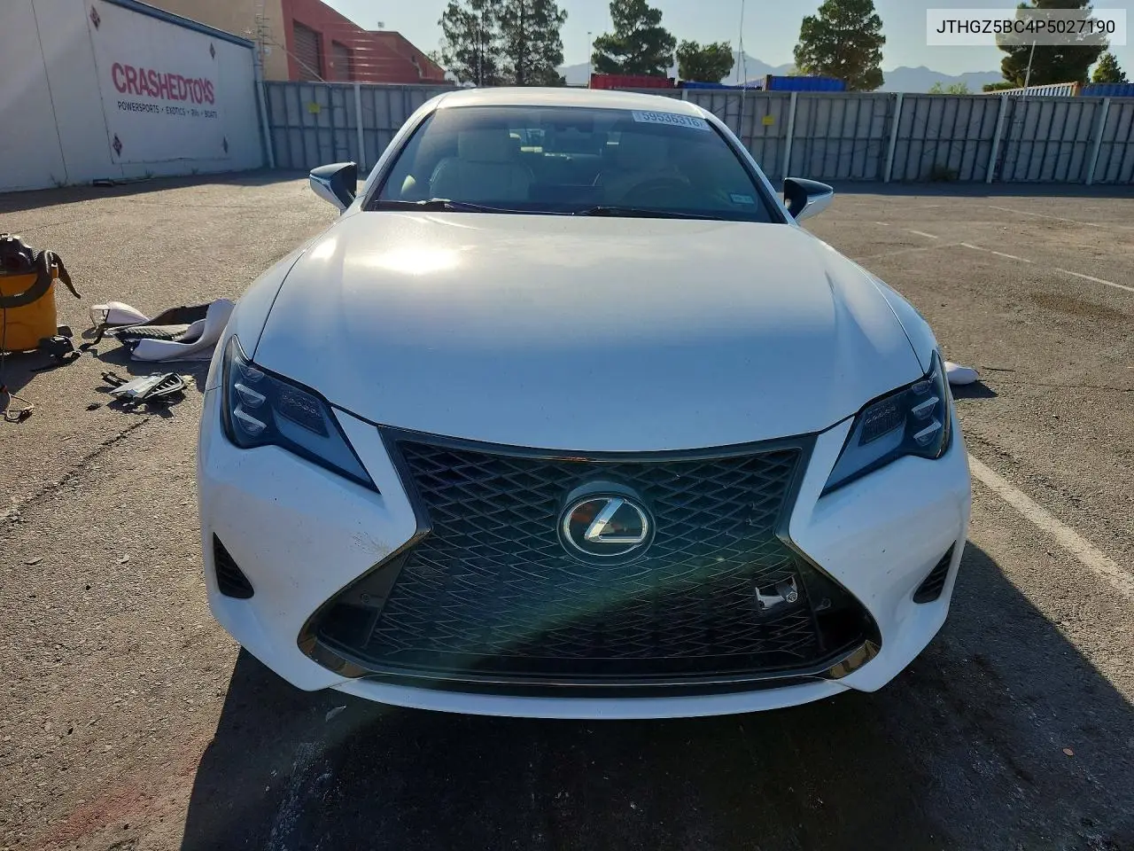 2023 Lexus Rc 350 F Sport VIN: JTHGZ5BC4P5027190 Lot: 59536316