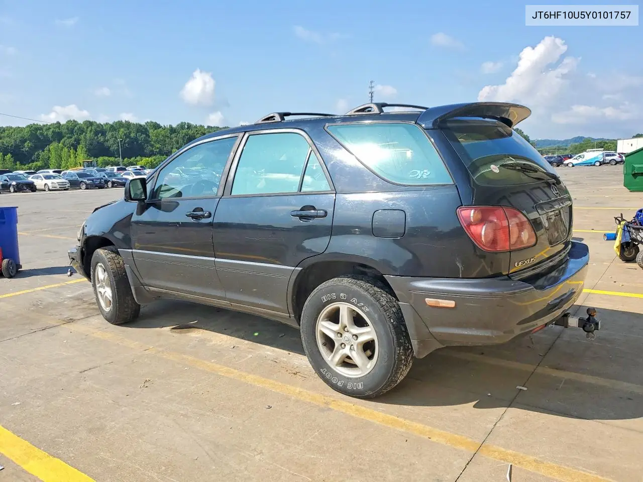 2000 Lexus Rx 300 VIN: JT6HF10U5Y0101757 Lot: 61440396