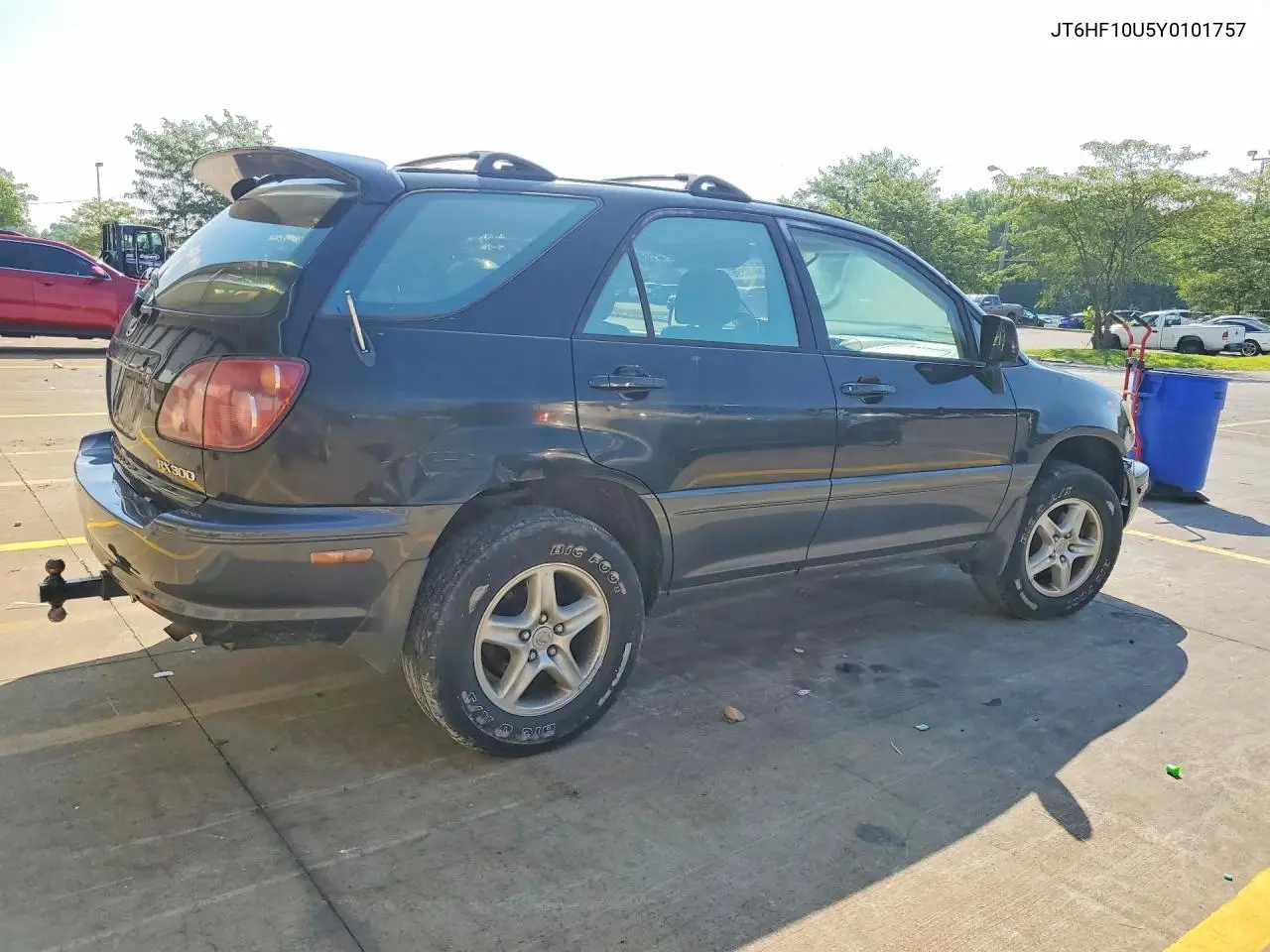 2000 Lexus Rx 300 VIN: JT6HF10U5Y0101757 Lot: 61440396