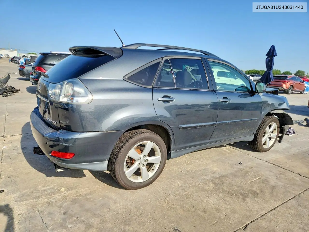 2004 Lexus Rx 330 VIN: JTJGA31U340031440 Lot: 61372846