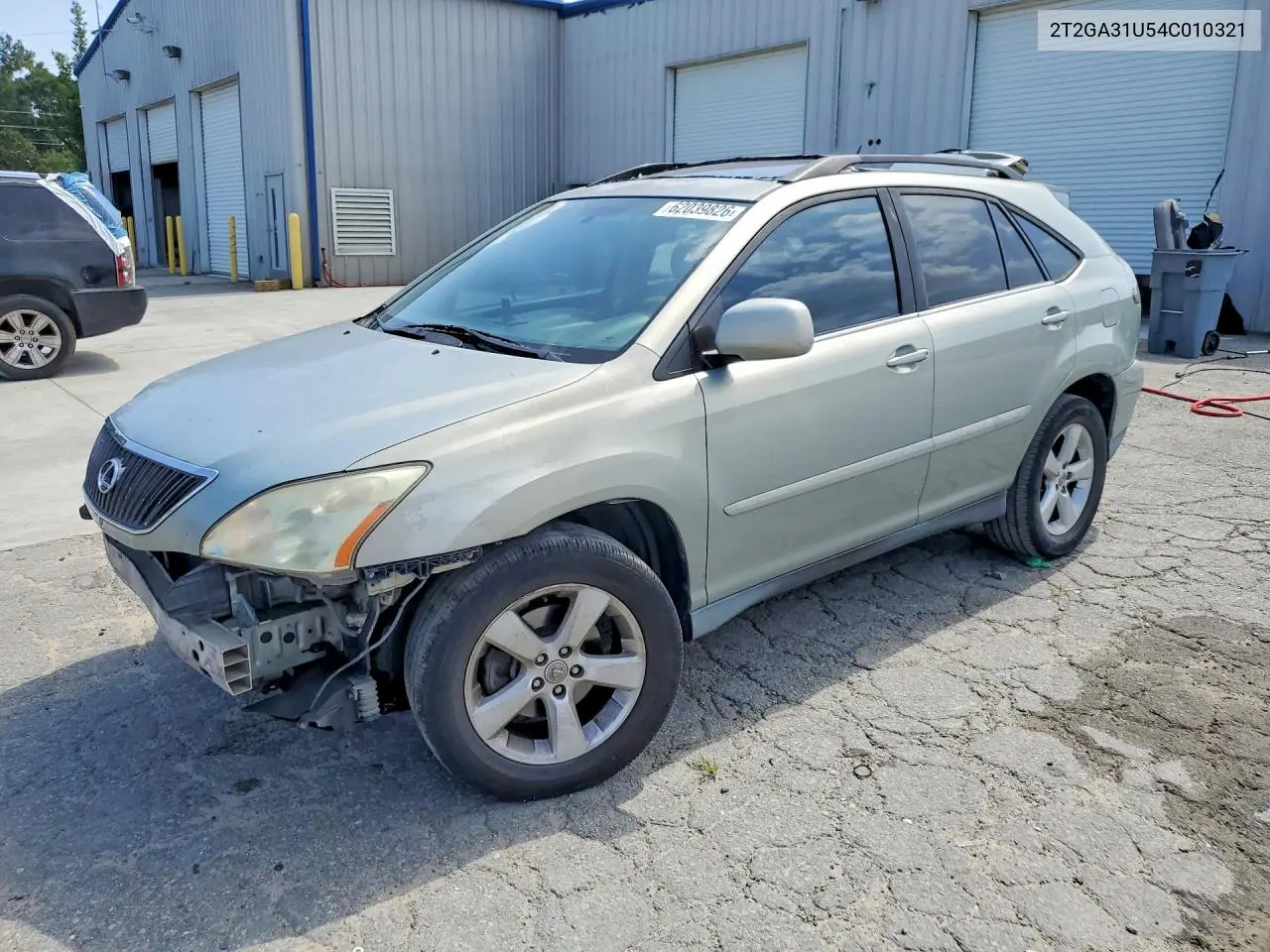 2004 Lexus Rx 330 VIN: 2T2GA31U54C010321 Lot: 62039826
