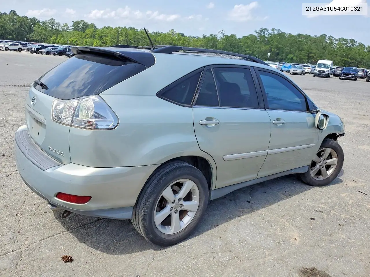 2004 Lexus Rx 330 VIN: 2T2GA31U54C010321 Lot: 62039826