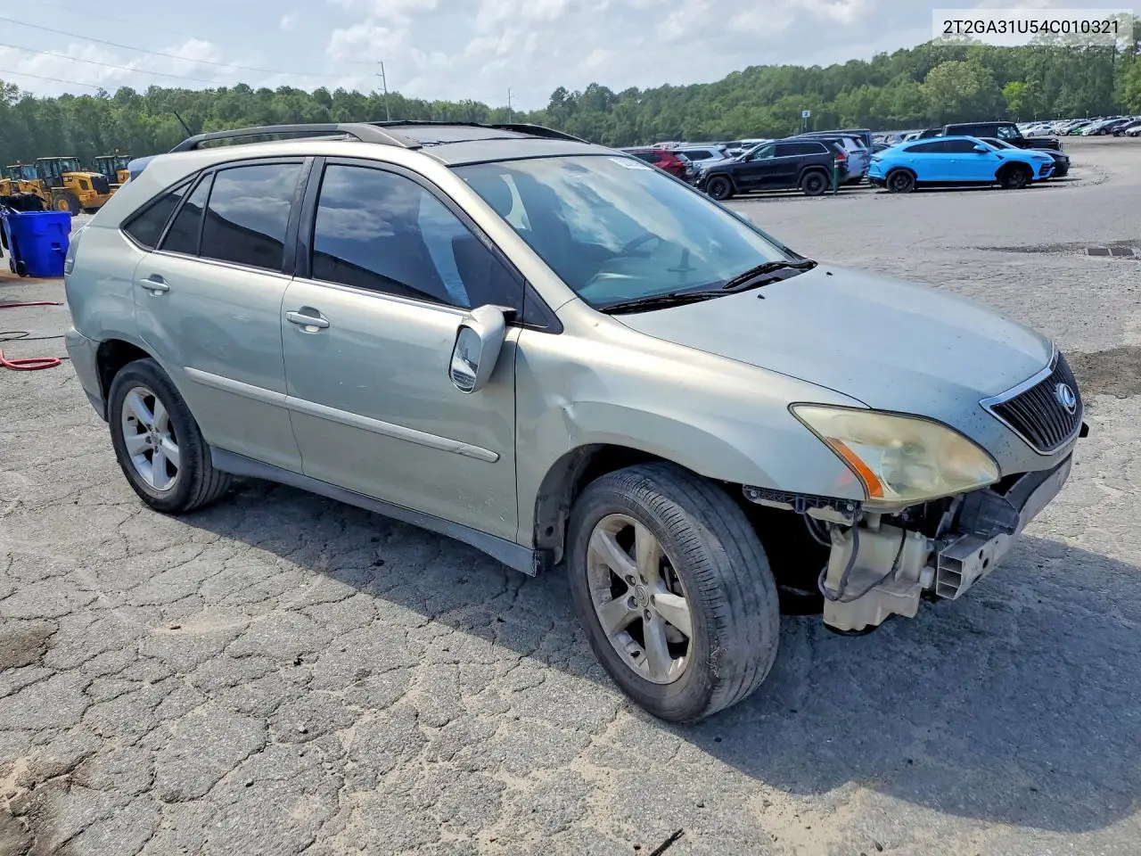 2004 Lexus Rx 330 VIN: 2T2GA31U54C010321 Lot: 62039826