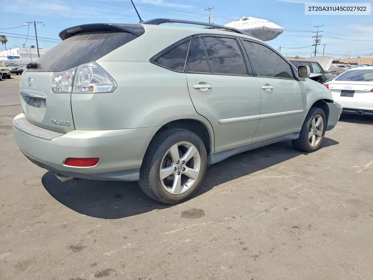 2005 Lexus Rx 330 VIN: 2T2GA31U45C027922 Lot: 60681136