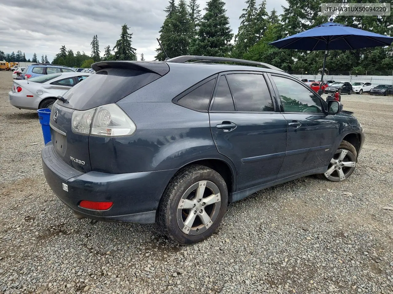 2005 Lexus Rx 330 VIN: JTJHA31UX50094220 Lot: 61628046