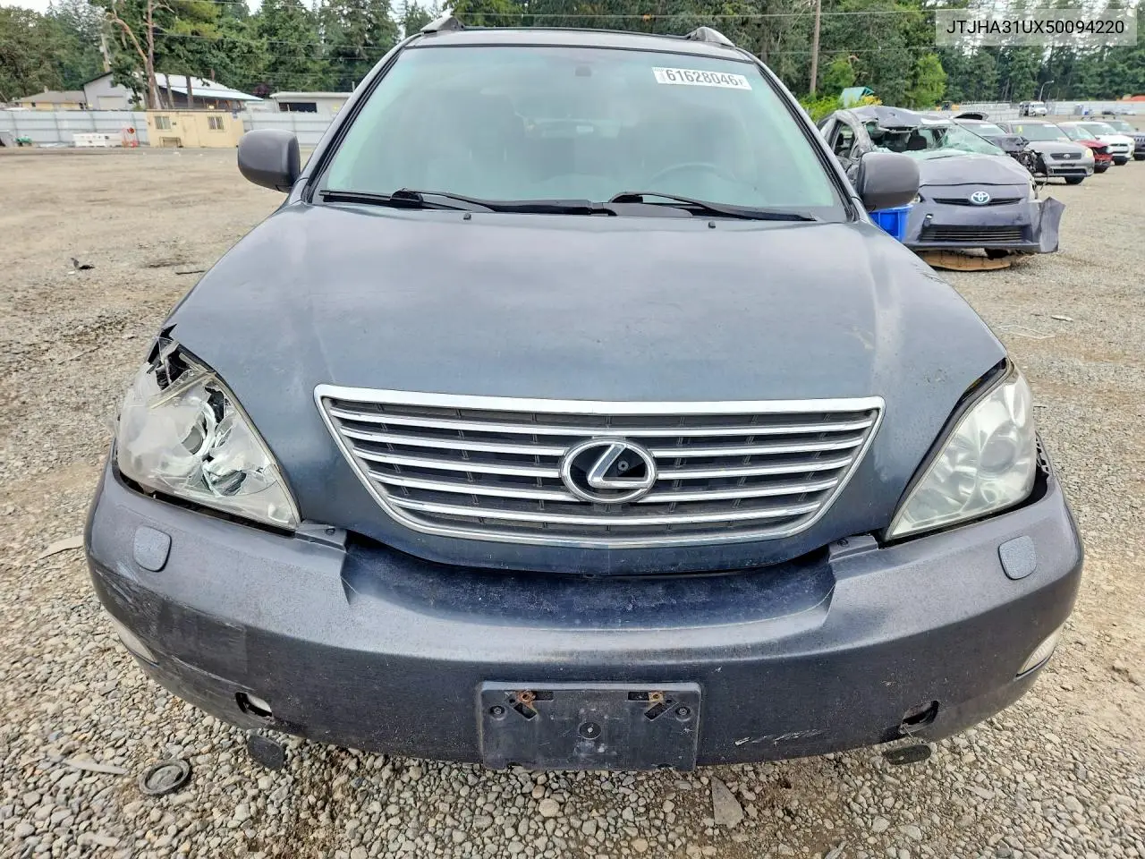 2005 Lexus Rx 330 VIN: JTJHA31UX50094220 Lot: 61628046