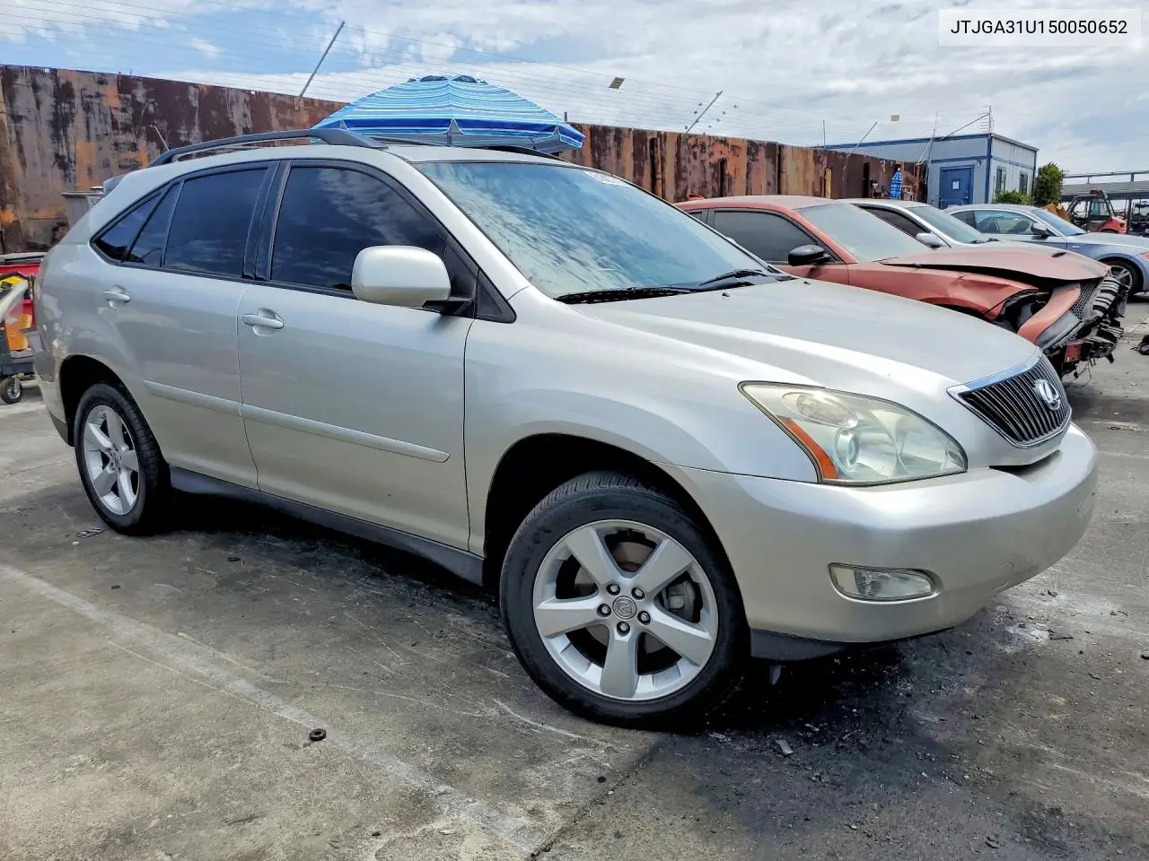 2005 Lexus Rx 330 VIN: JTJGA31U150050652 Lot: 61807416