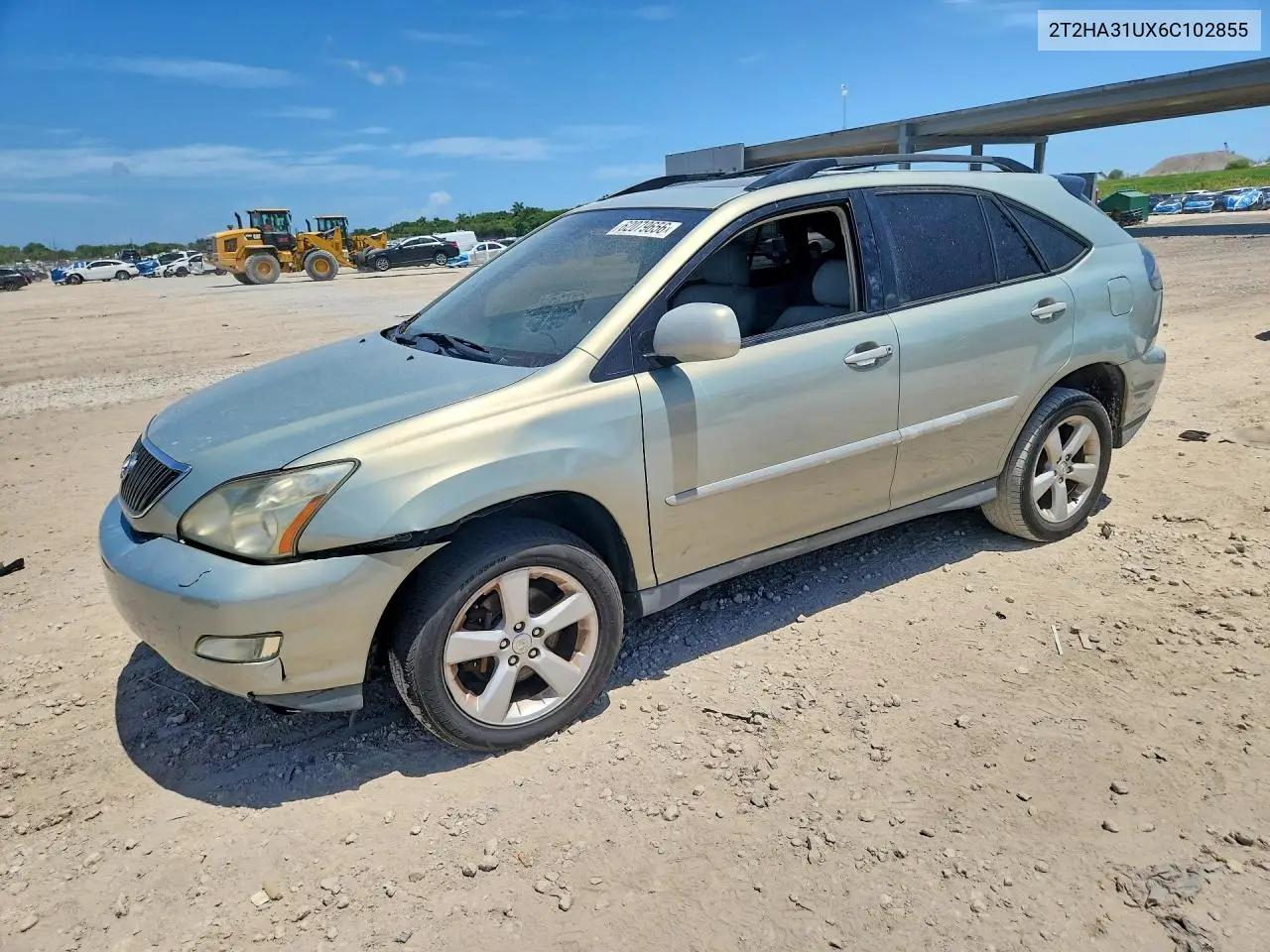 2006 Lexus Rx 330 VIN: 2T2HA31UX6C102855 Lot: 62079656