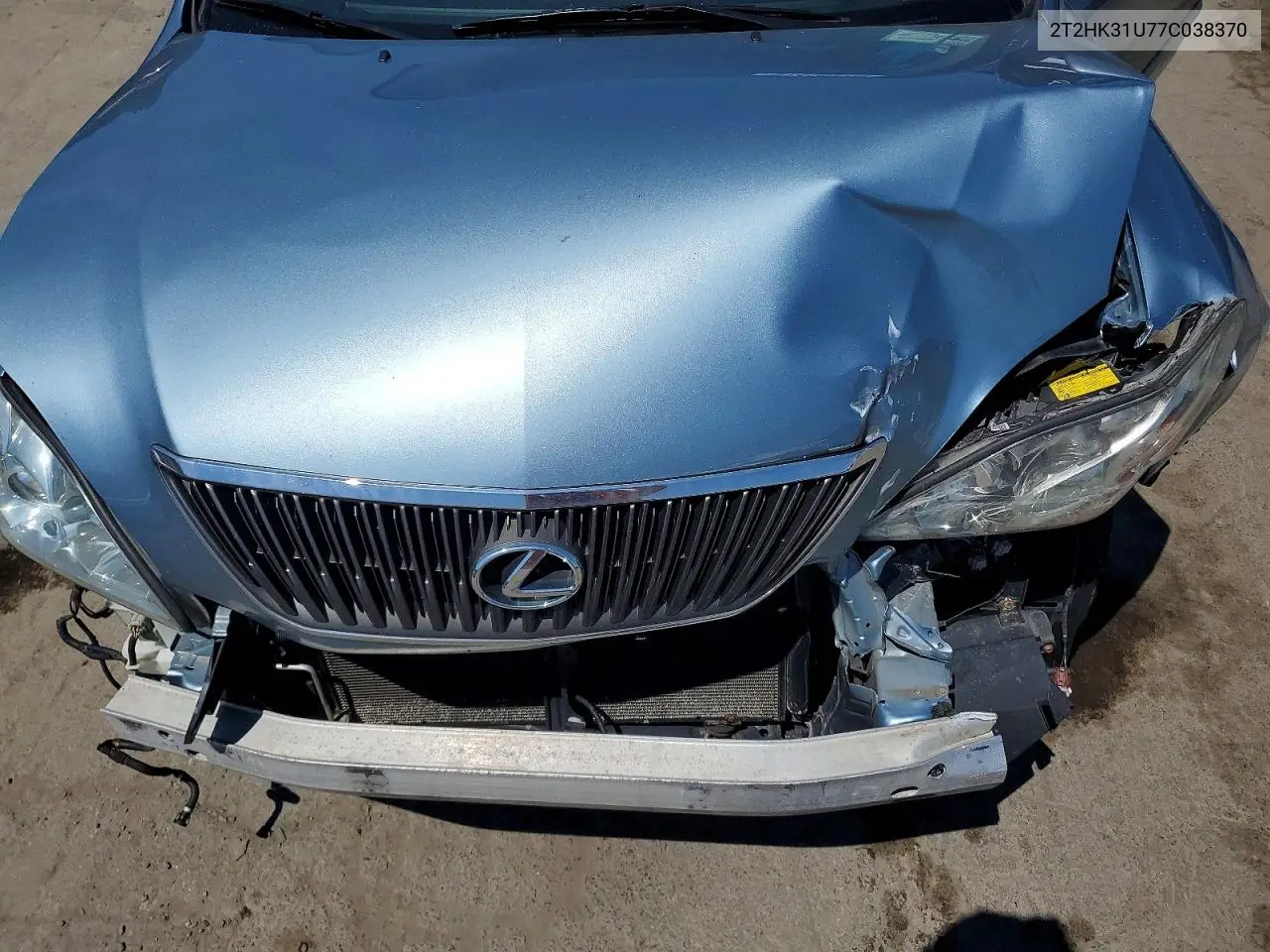2007 Lexus Rx 350 VIN: 2T2HK31U77C038370 Lot: 61416376