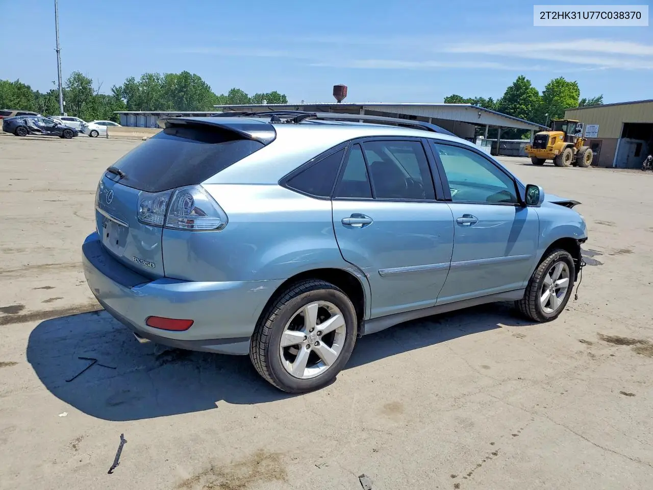 2007 Lexus Rx 350 VIN: 2T2HK31U77C038370 Lot: 61416376