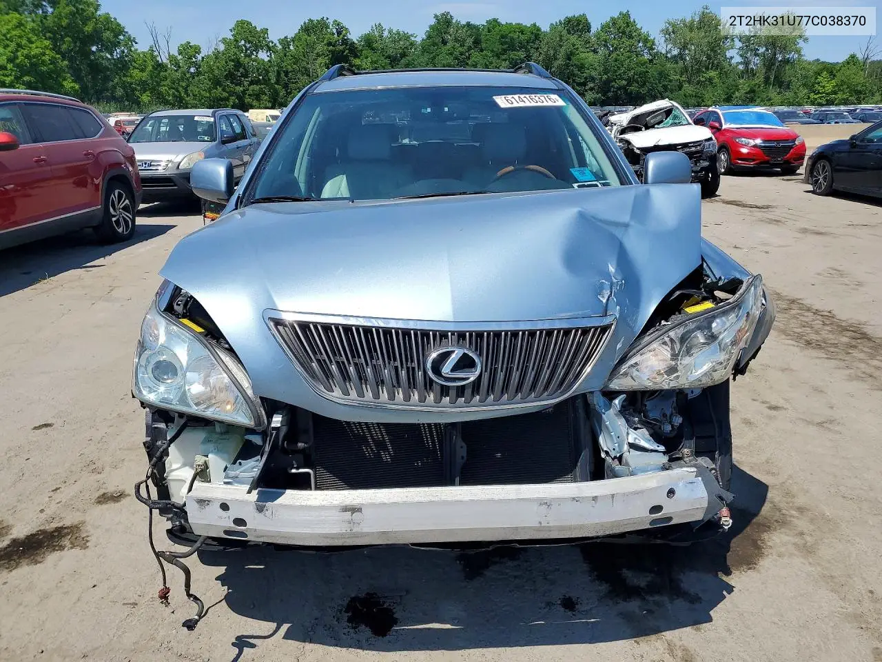 2007 Lexus Rx 350 VIN: 2T2HK31U77C038370 Lot: 61416376