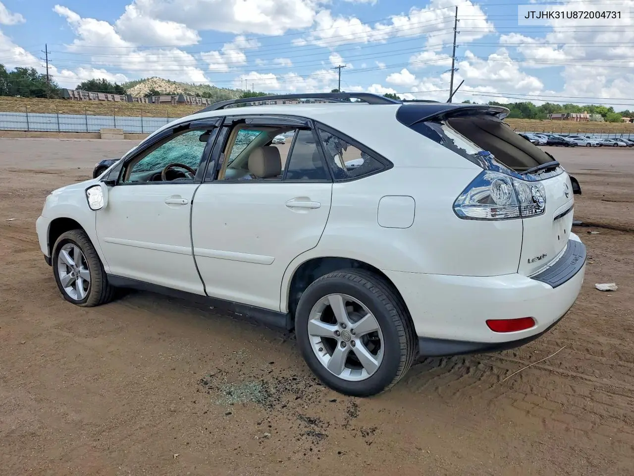2007 Lexus Rx 350 VIN: JTJHK31U872004731 Lot: 61925696