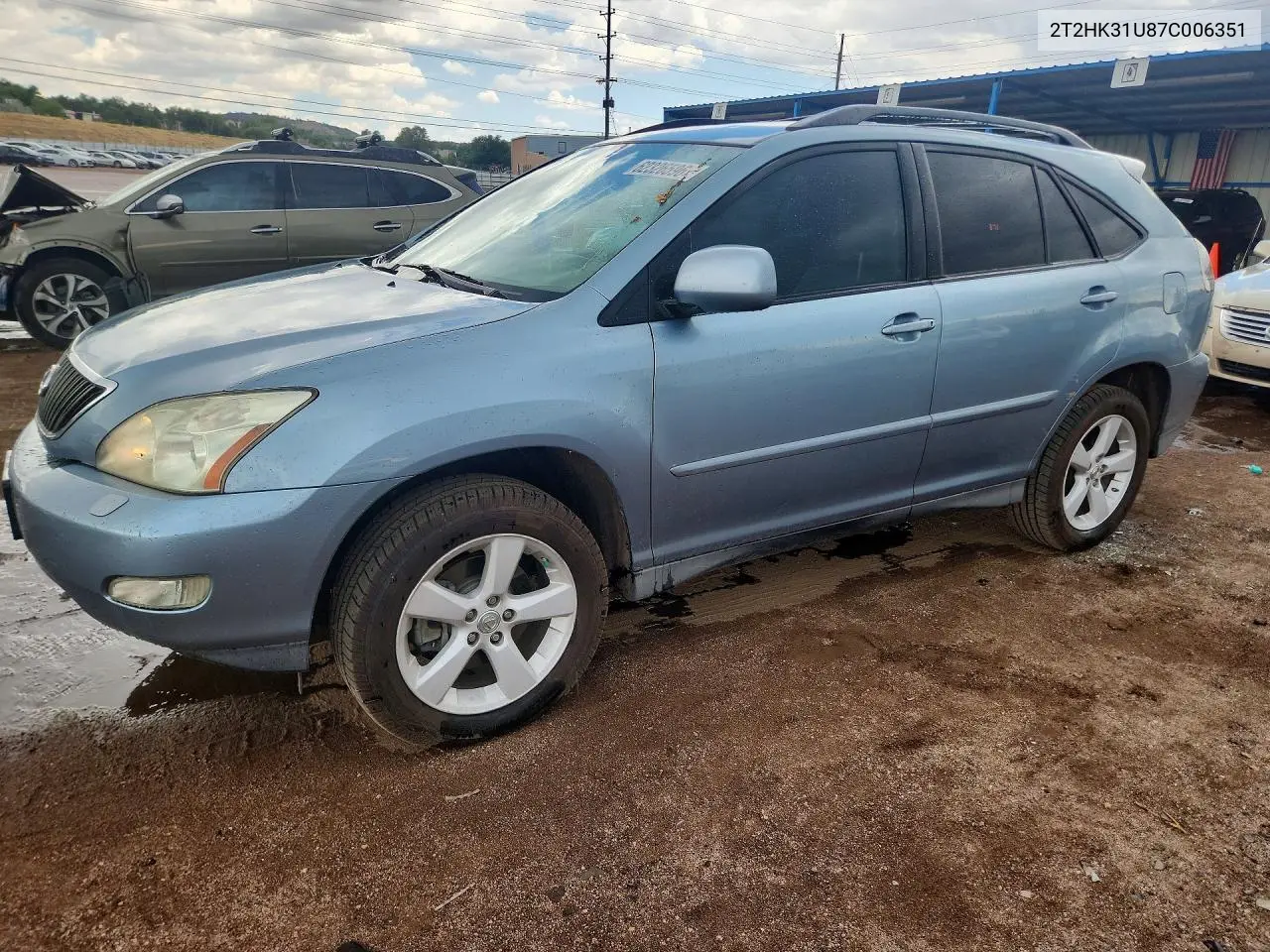 2007 Lexus Rx 350 VIN: 2T2HK31U87C006351 Lot: 62326596