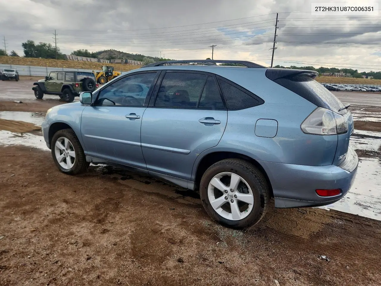 2007 Lexus Rx 350 VIN: 2T2HK31U87C006351 Lot: 62326596