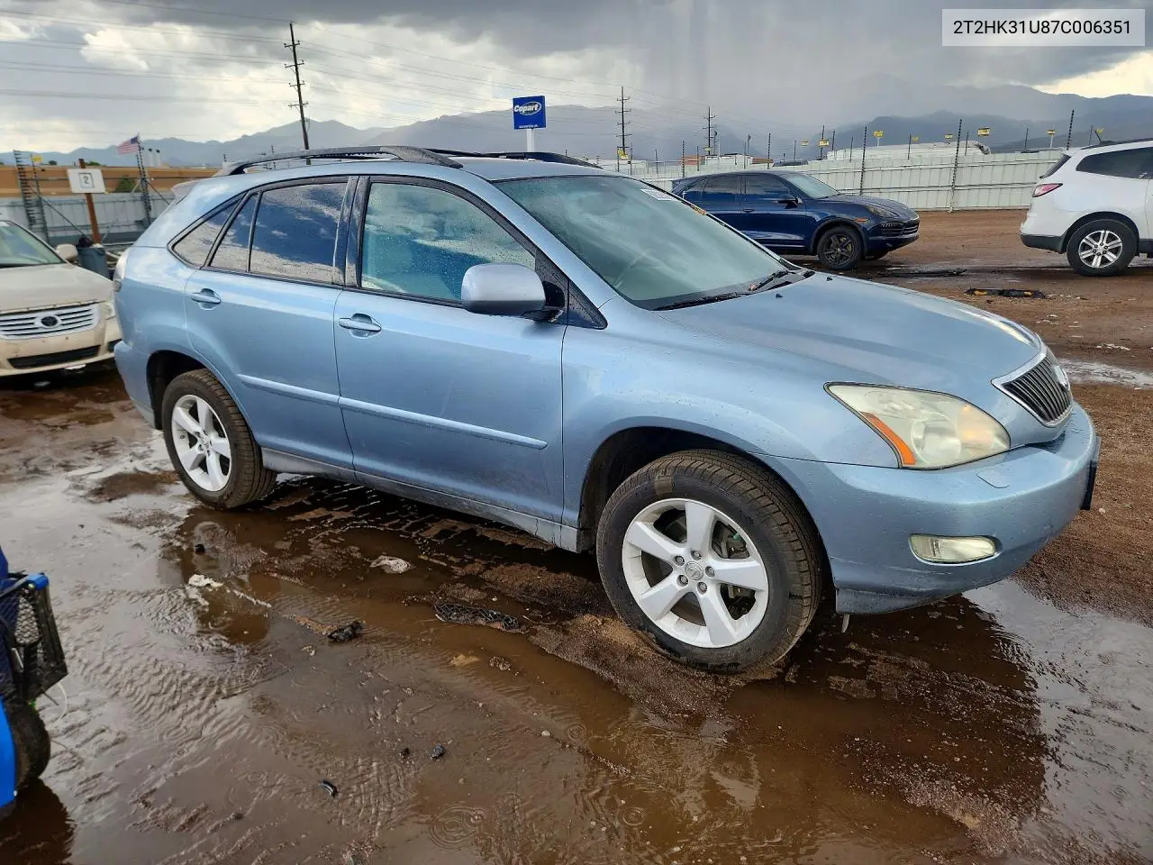 2007 Lexus Rx 350 VIN: 2T2HK31U87C006351 Lot: 62326596