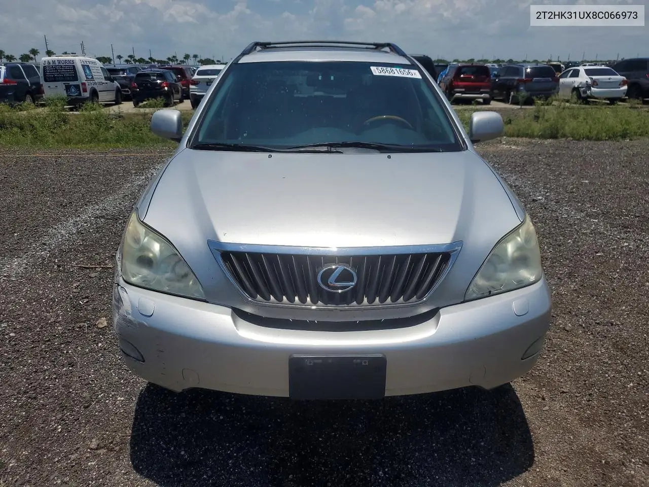 2008 Lexus Rx 350 VIN: 2T2HK31UX8C066973 Lot: 58681656