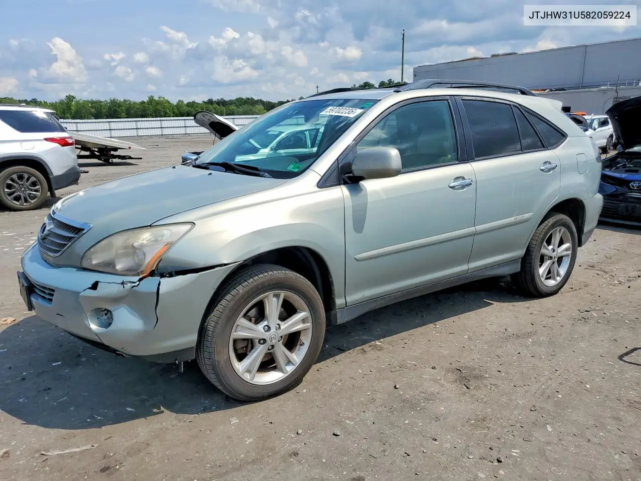 2008 Lexus Rx 400H VIN: JTJHW31U582059224 Lot: 59702236