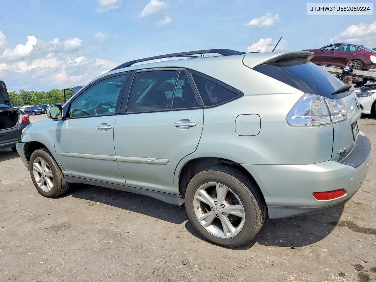 2008 Lexus Rx 400H VIN: JTJHW31U582059224 Lot: 59702236