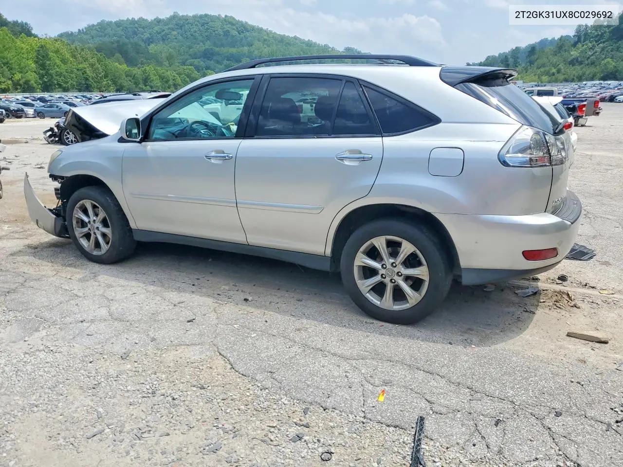 2008 Lexus Rx 350 VIN: 2T2GK31UX8C029692 Lot: 61137006