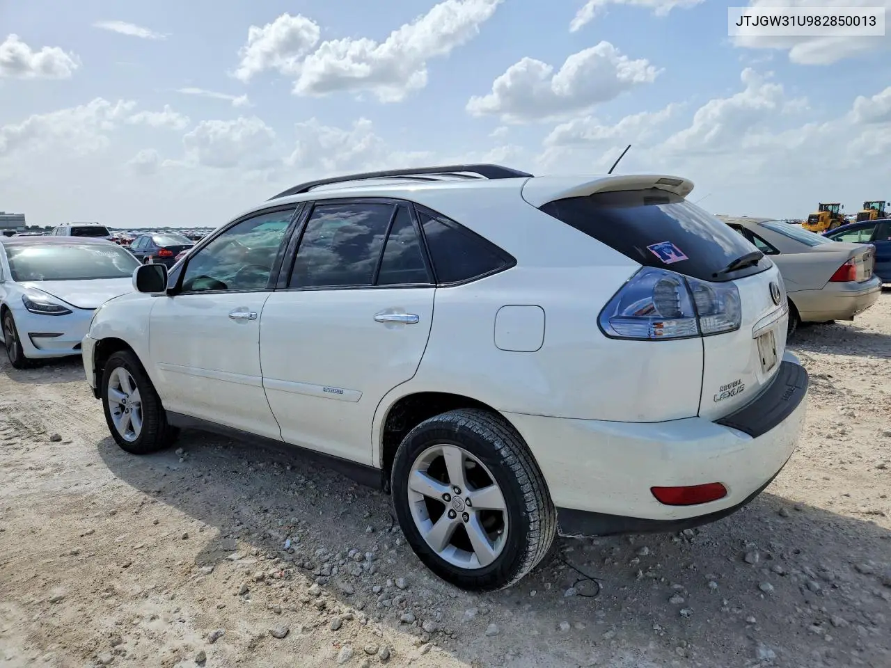 2008 Lexus Rx 400H VIN: JTJGW31U982850013 Lot: 61404406