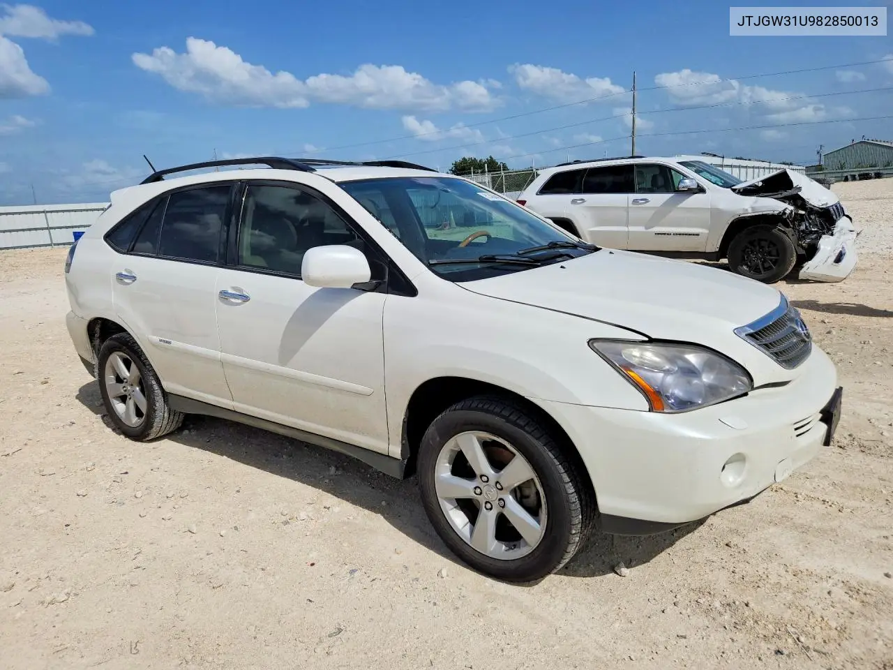 2008 Lexus Rx 400H VIN: JTJGW31U982850013 Lot: 61404406