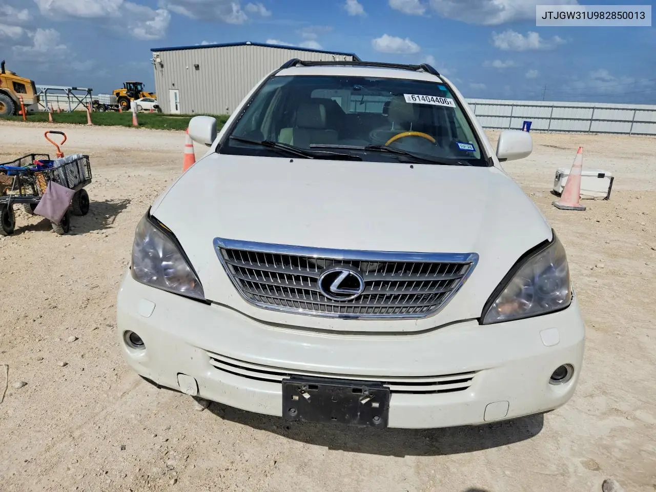 2008 Lexus Rx 400H VIN: JTJGW31U982850013 Lot: 61404406