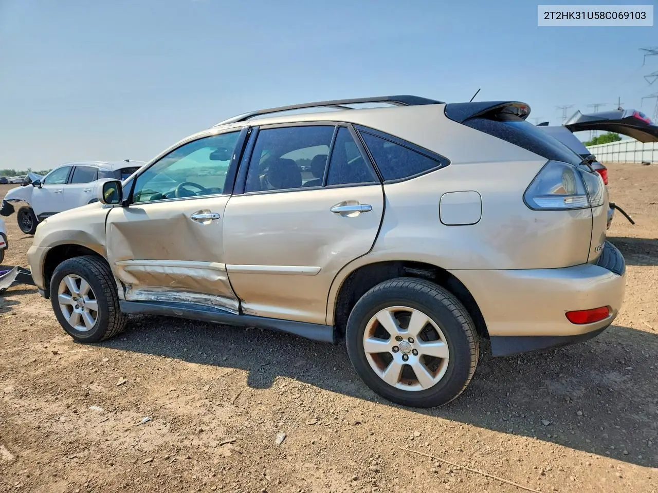 2008 Lexus Rx 350 VIN: 2T2HK31U58C069103 Lot: 61616586