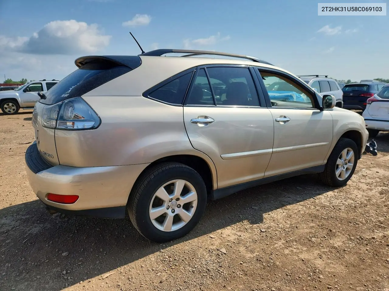 2008 Lexus Rx 350 VIN: 2T2HK31U58C069103 Lot: 61616586