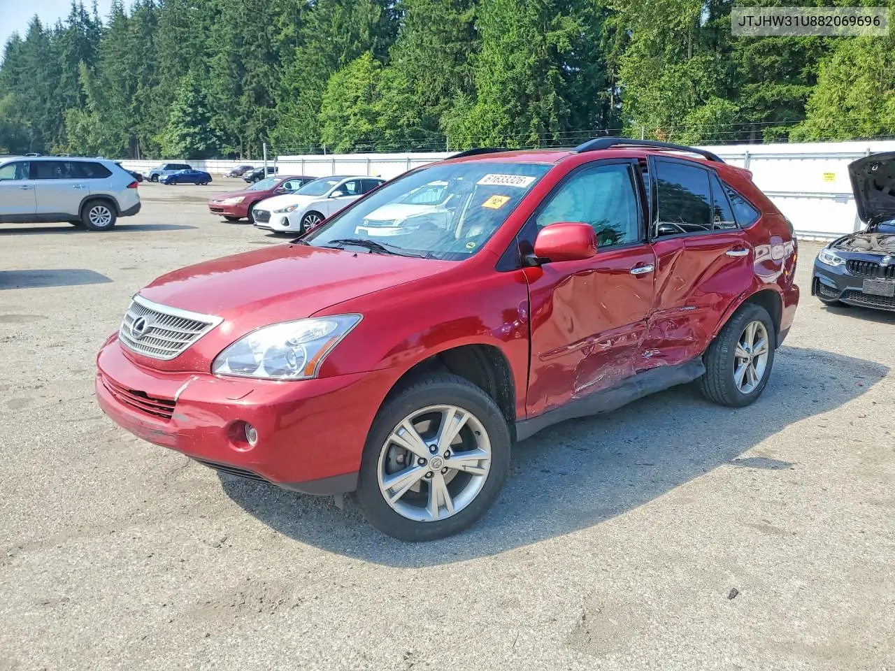 2008 Lexus Rx 400H VIN: JTJHW31U882069696 Lot: 61633326