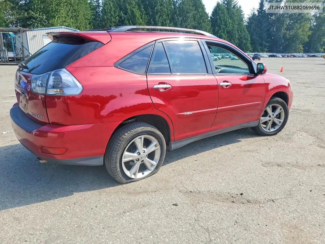 2008 Lexus Rx 400H VIN: JTJHW31U882069696 Lot: 61633326