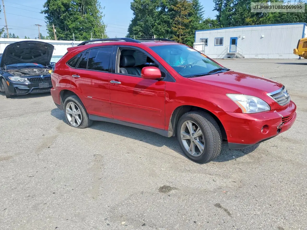 2008 Lexus Rx 400H VIN: JTJHW31U882069696 Lot: 61633326
