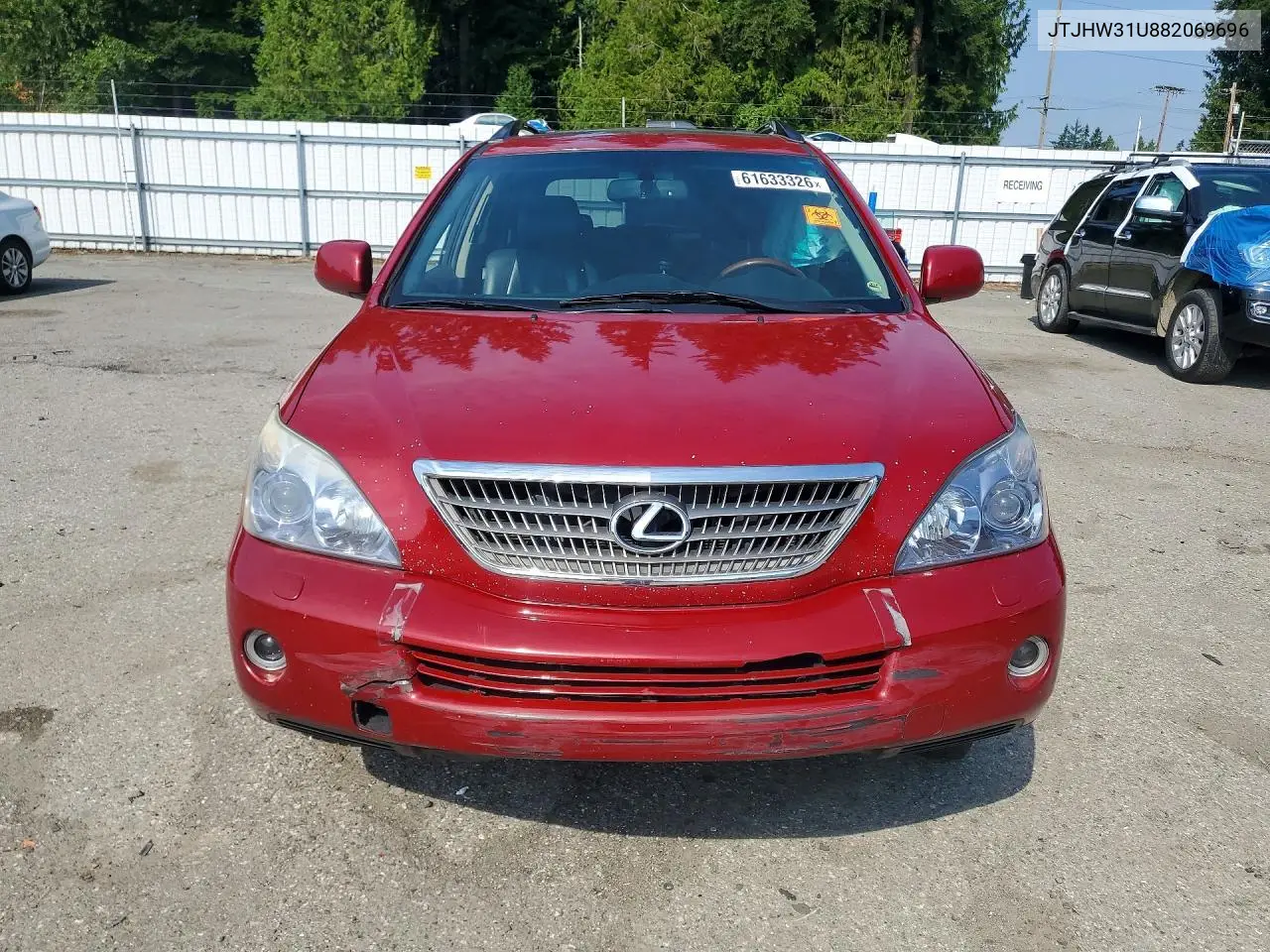 2008 Lexus Rx 400H VIN: JTJHW31U882069696 Lot: 61633326