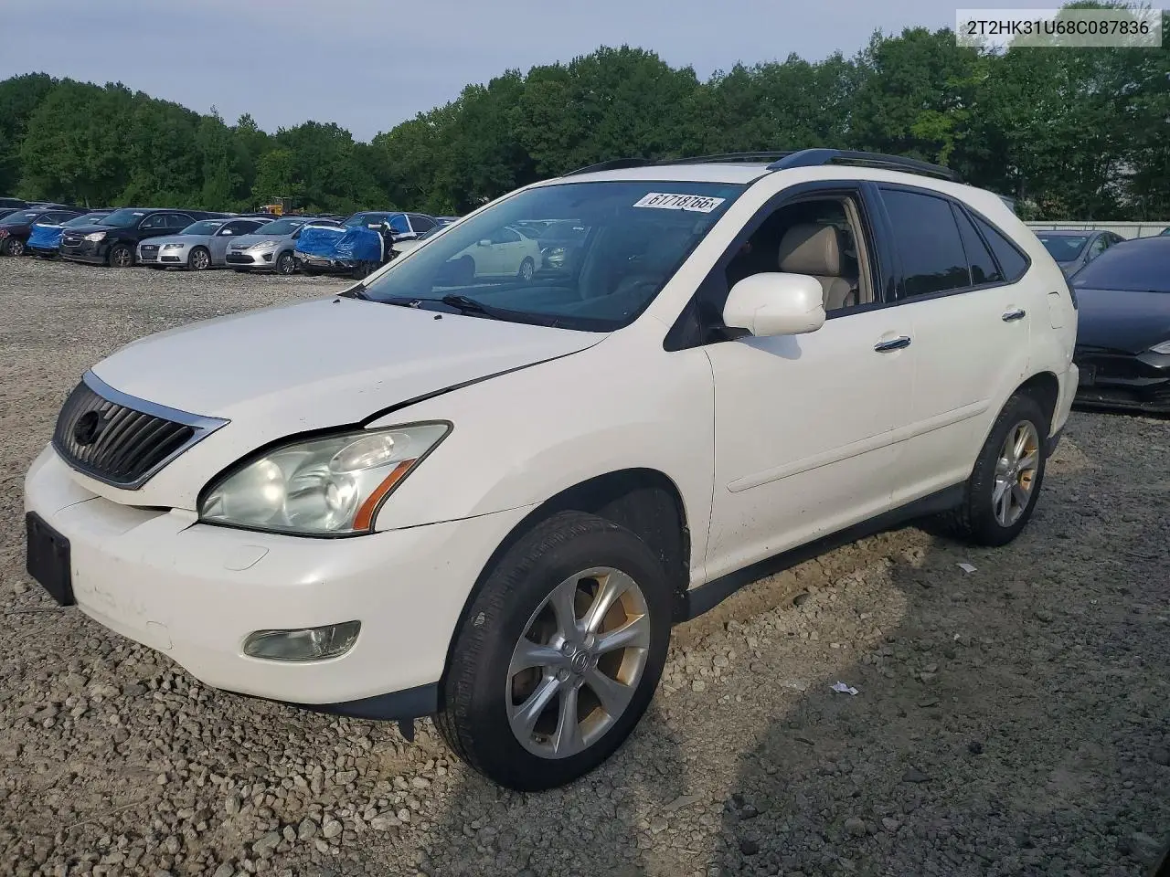 2008 Lexus Rx 350 VIN: 2T2HK31U68C087836 Lot: 61718766