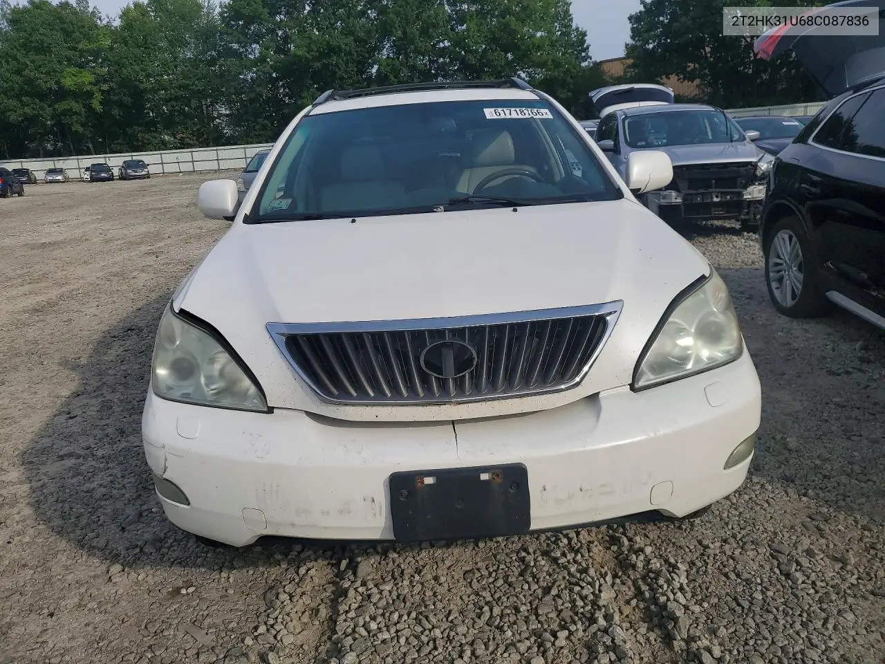 2008 Lexus Rx 350 VIN: 2T2HK31U68C087836 Lot: 61718766