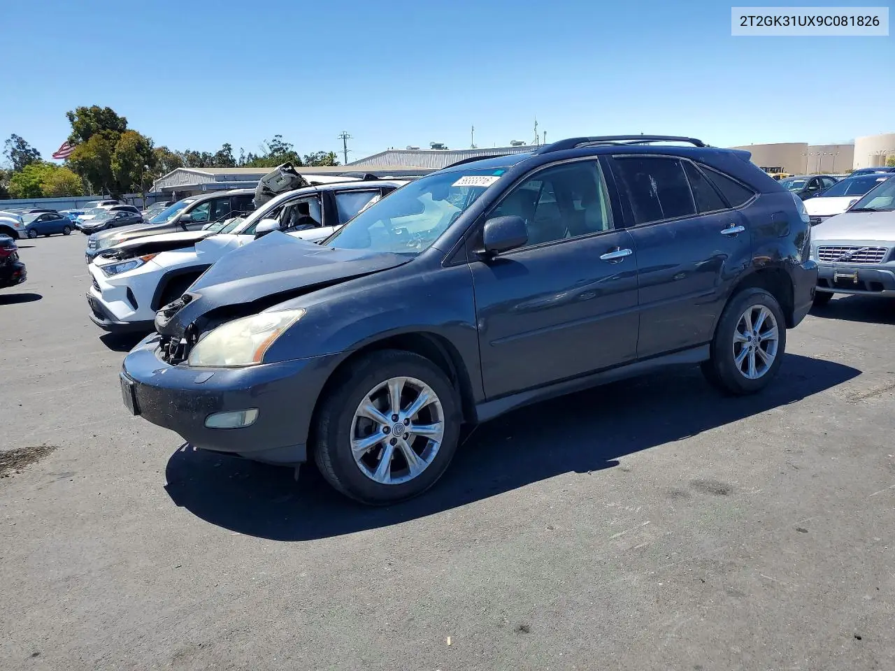 2009 Lexus Rx 350 VIN: 2T2GK31UX9C081826 Lot: 58333316
