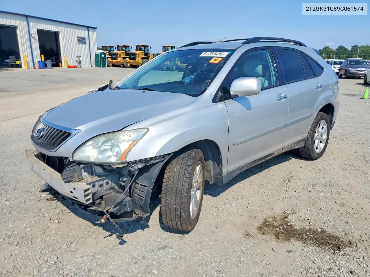 2009 Lexus Rx 350 VIN: 2T2GK31U89C061574 Lot: 61289456