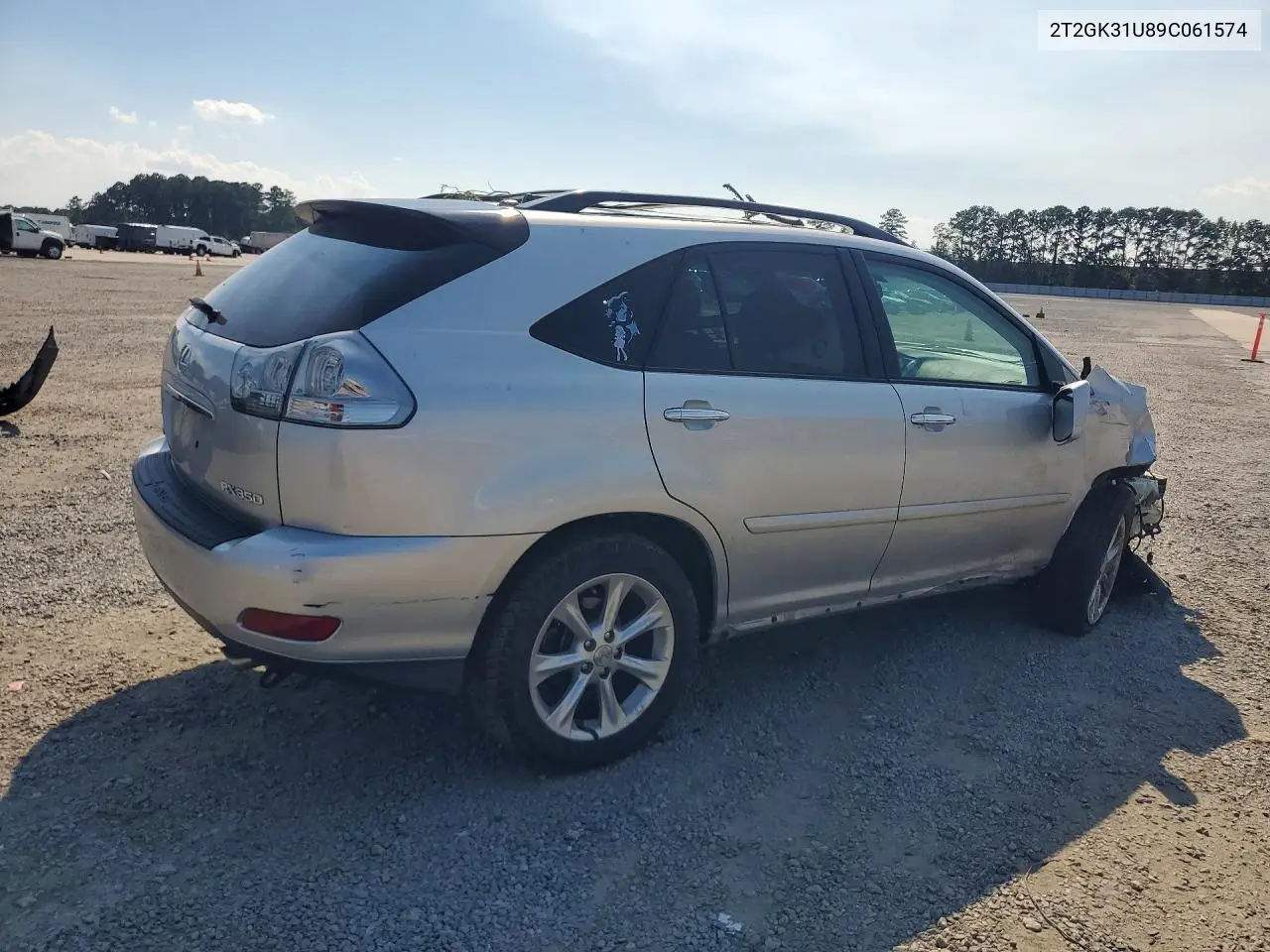 2009 Lexus Rx 350 VIN: 2T2GK31U89C061574 Lot: 61289456