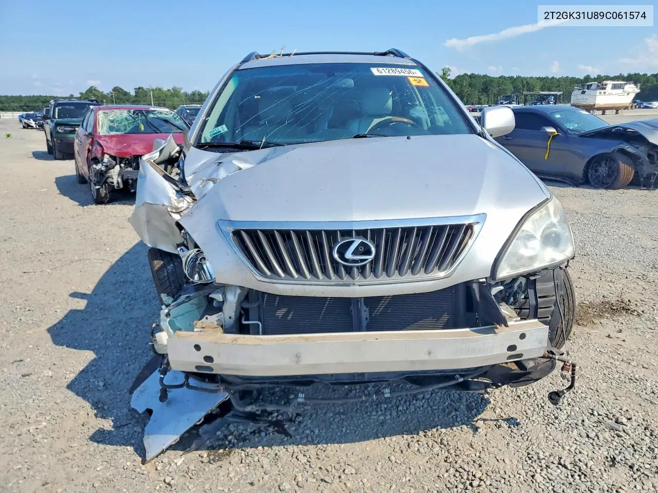 2009 Lexus Rx 350 VIN: 2T2GK31U89C061574 Lot: 61289456
