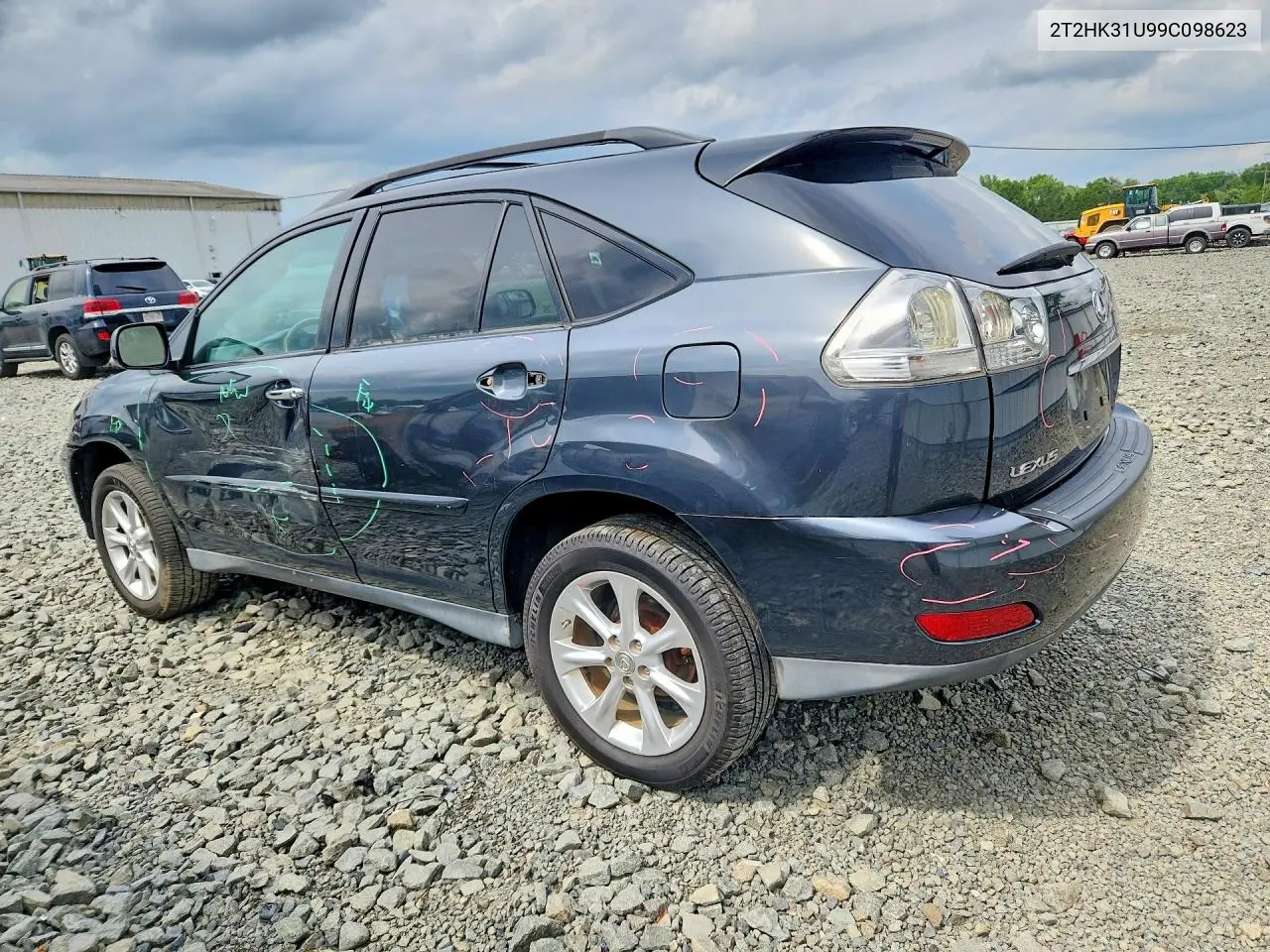 2009 Lexus Rx 350 VIN: 2T2HK31U99C098623 Lot: 61865826