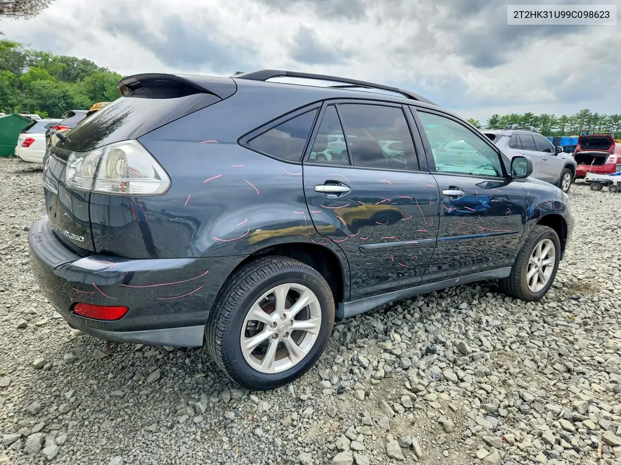 2009 Lexus Rx 350 VIN: 2T2HK31U99C098623 Lot: 61865826