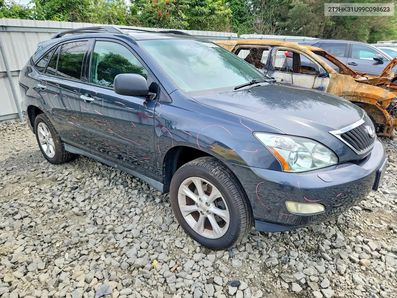 2009 Lexus Rx 350 VIN: 2T2HK31U99C098623 Lot: 61865826