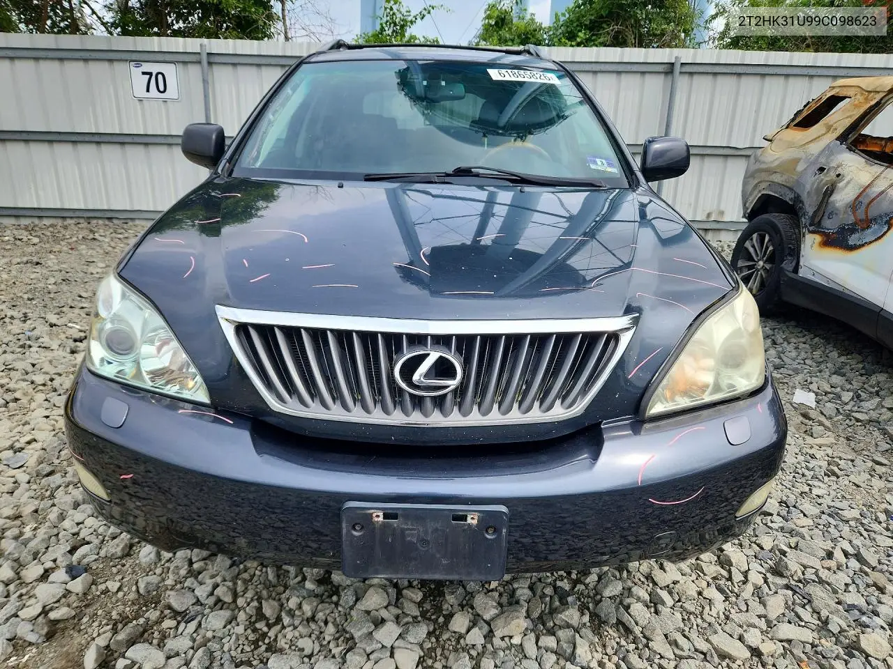 2009 Lexus Rx 350 VIN: 2T2HK31U99C098623 Lot: 61865826