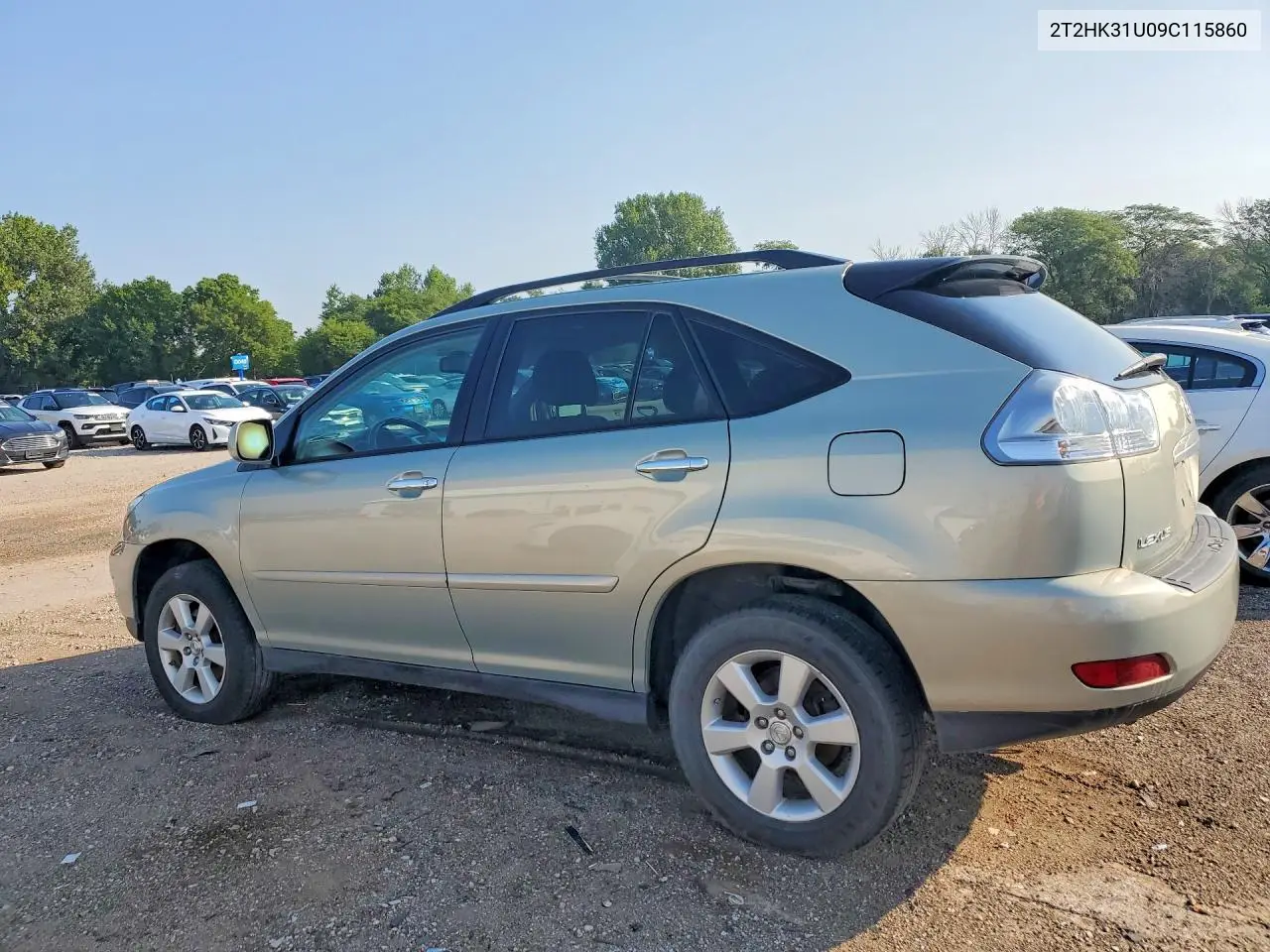 2009 Lexus Rx 350 VIN: 2T2HK31U09C115860 Lot: 61955156
