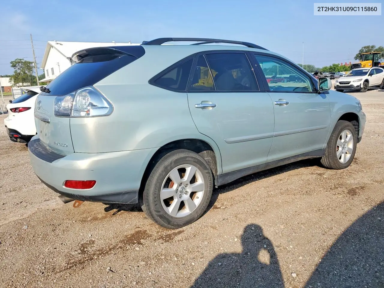 2009 Lexus Rx 350 VIN: 2T2HK31U09C115860 Lot: 61955156