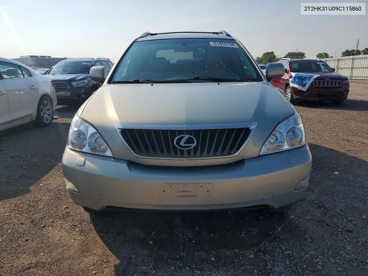 2009 Lexus Rx 350 VIN: 2T2HK31U09C115860 Lot: 61955156