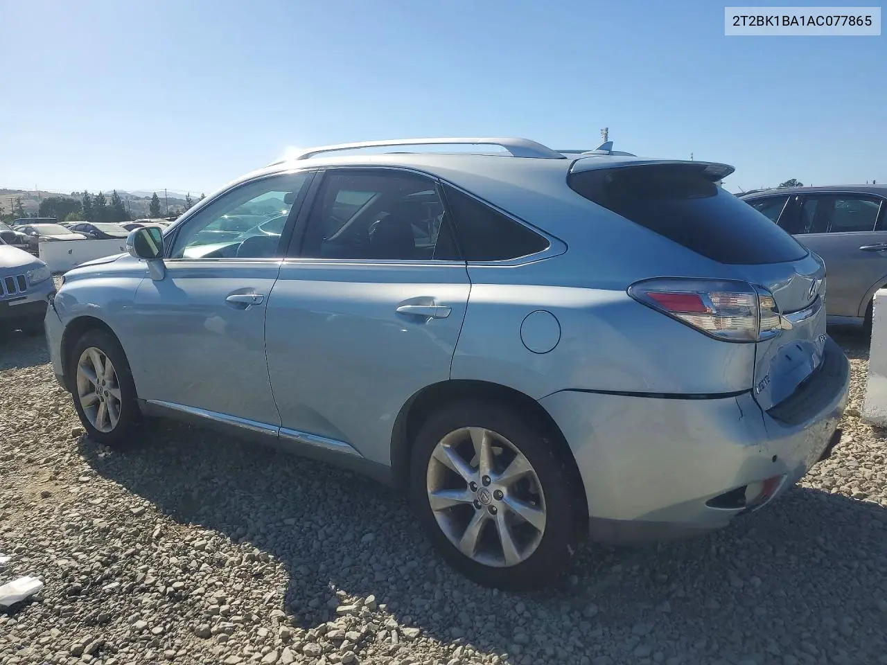2010 Lexus Rx 350 VIN: 2T2BK1BA1AC077865 Lot: 53807036